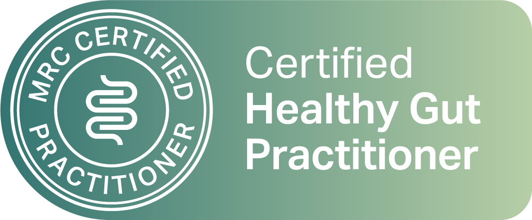 MRC Certified Healthy Gut Practitioner badge
